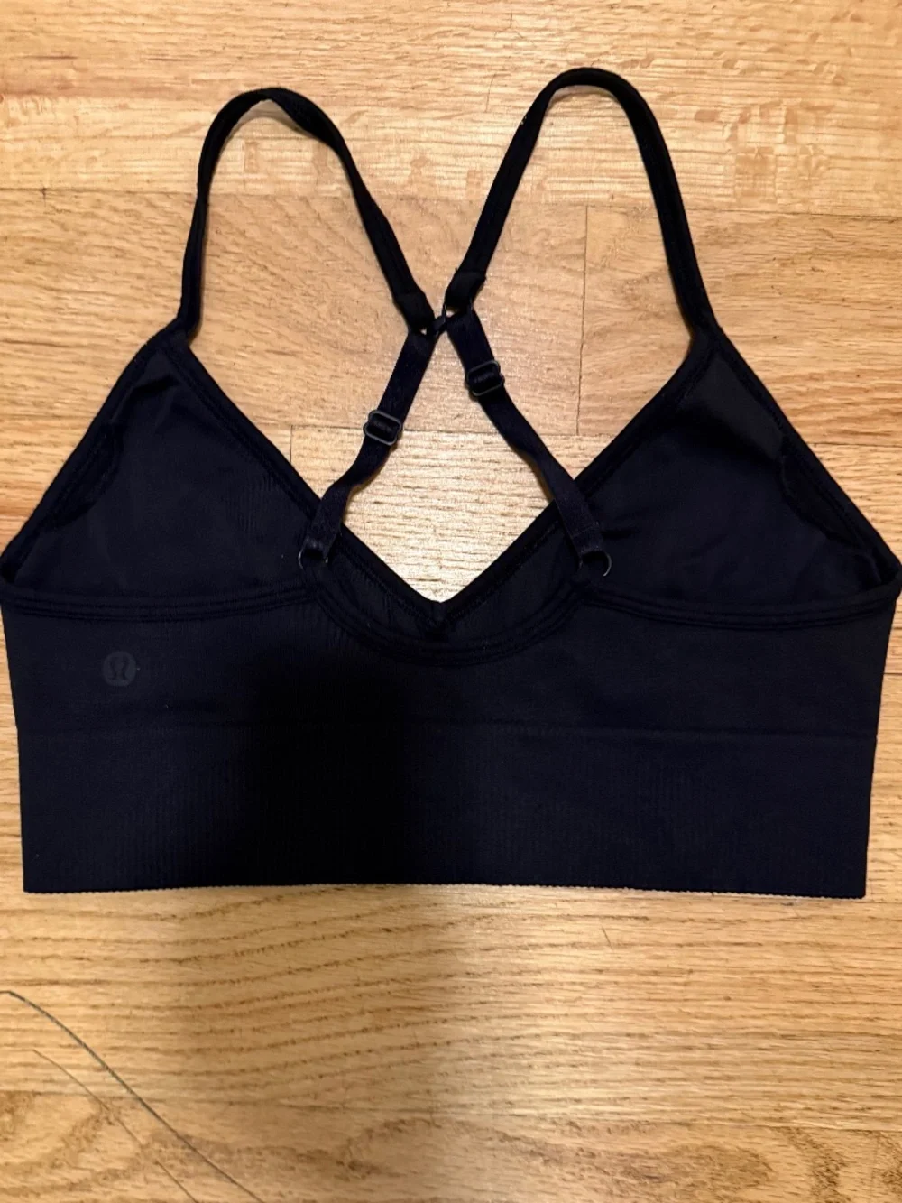 Lululemon Ebb to Street Bra Light Support C/D Cup Black Size 6 Convertible Strap